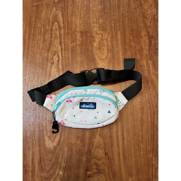 Kavu CANVAS SPECTATOR Waist Pack Belt Bag Fanny Pack Pouch ICY TERRAIN - Picture 1 of 7